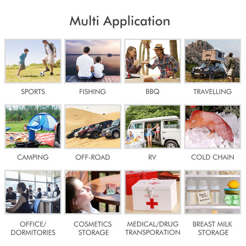 ICECO Compact Portable Portable 2.61 Cubic Feet Garage Ready FrostFree Chest Freezer with